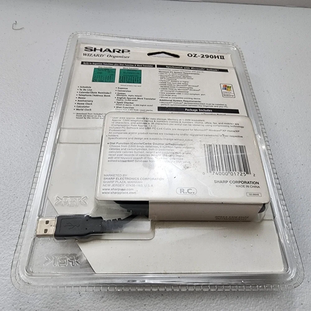 Sharp Wizard Organizer OZ-290H2 Brand New Sealed Vintage
